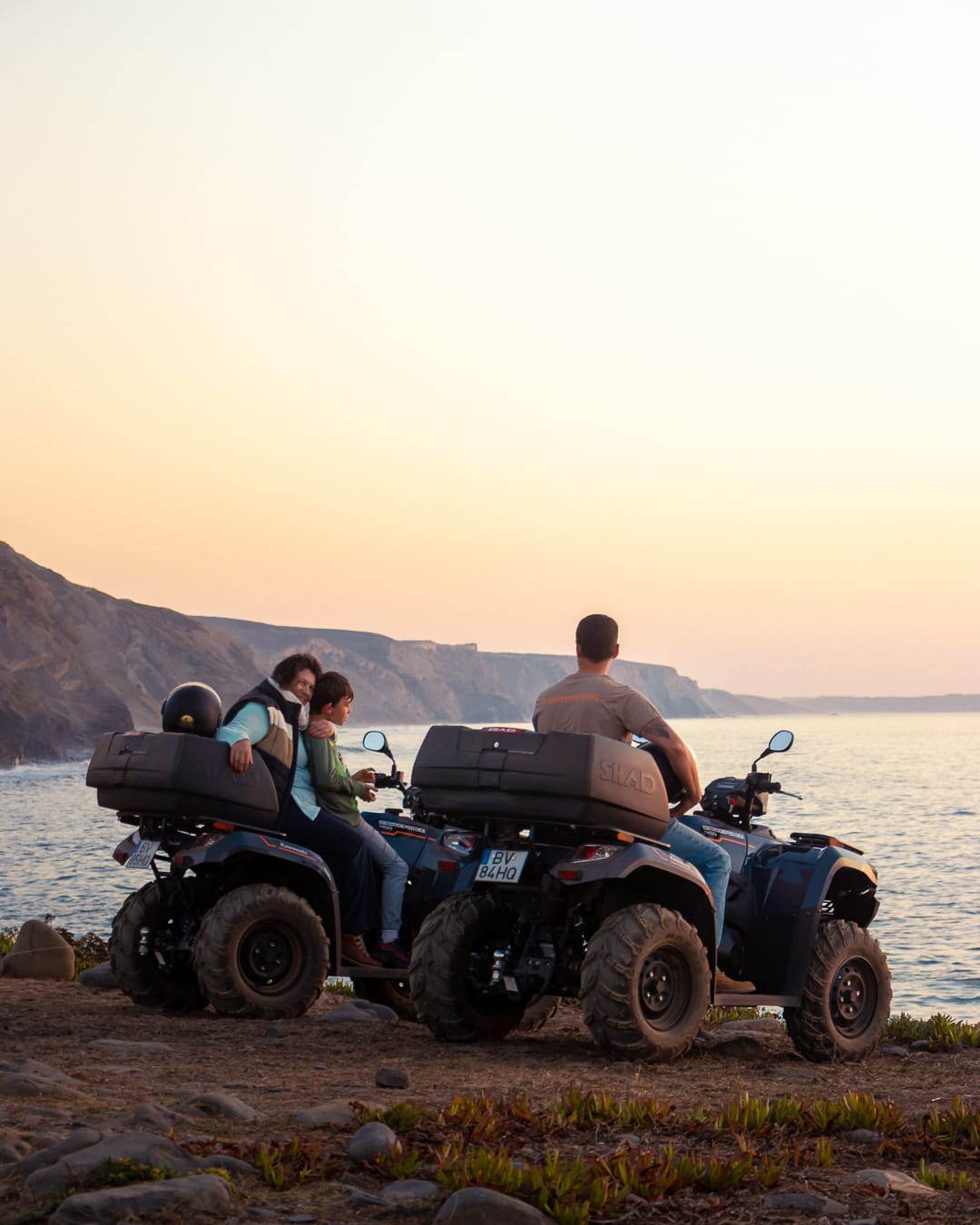 3 hour West Coast Algarve ATV tour covering coastline and mountains