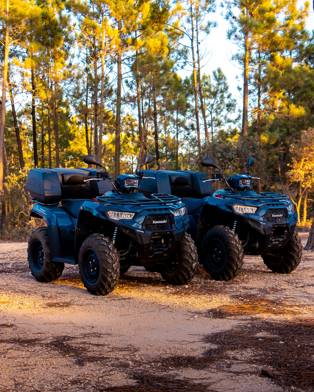 Kawasaki Brute Force 450 quad on Algarve terrain
