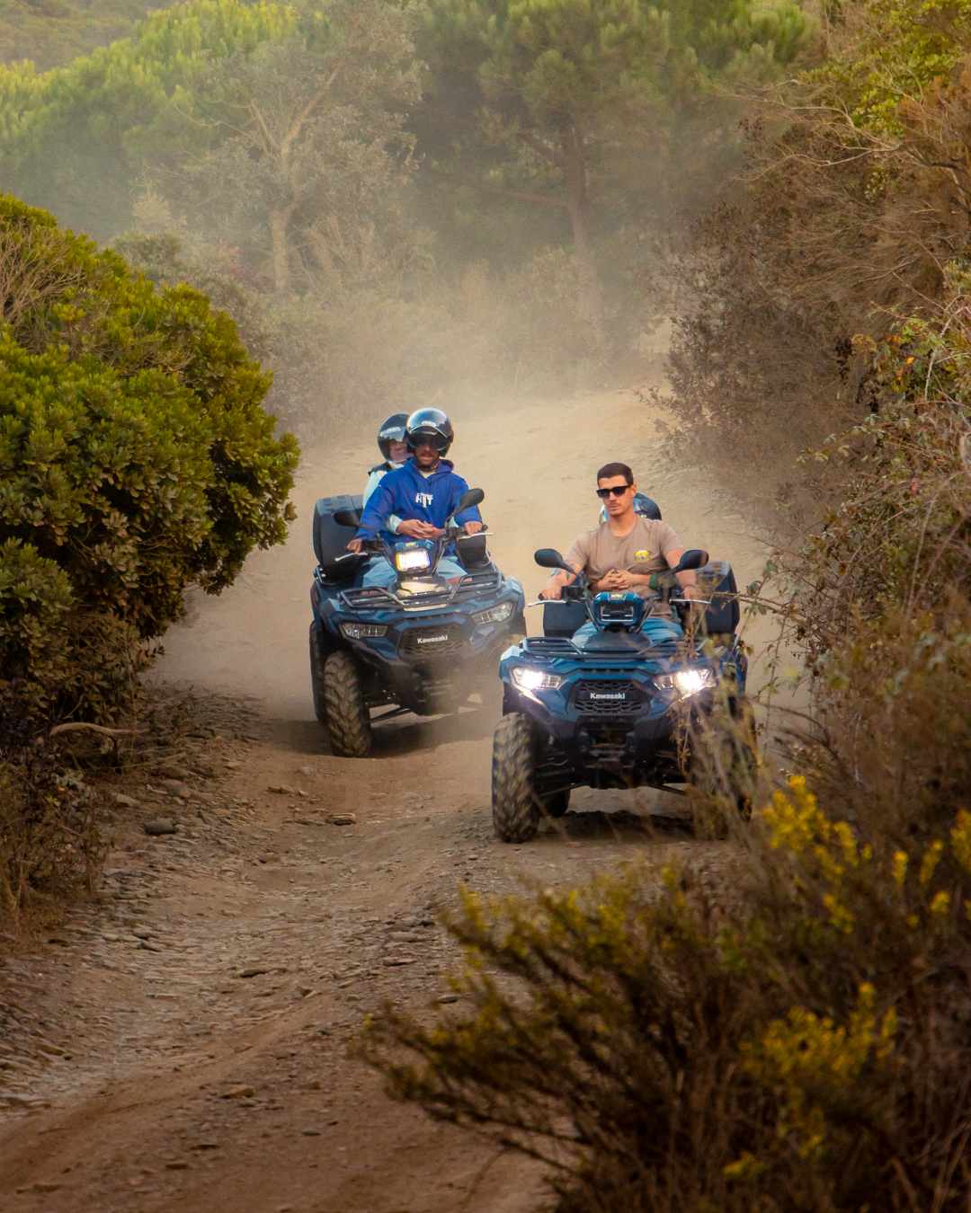 Quad biking through Algarve wilderness and forests